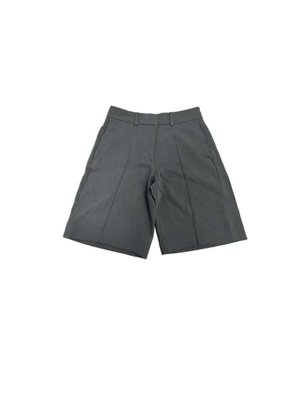 Elie Tahari Women's Black Flat Front Bermuda City Shorts